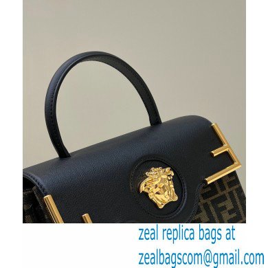 Fendi x Versace Fendace La Medusa Medium Handbag Printed FF Fabric 2022 - Click Image to Close