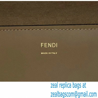 Fendi x Versace Sunshine Medium Shopper Bag Fendace Printed FF Fabric Brown 2022 - Click Image to Close