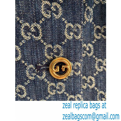 GUCCI Eco washed organic denim jacket 2022 - Click Image to Close