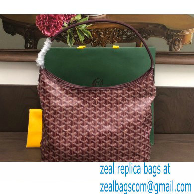 Goyard Boheme Hobo Bag Burgundy