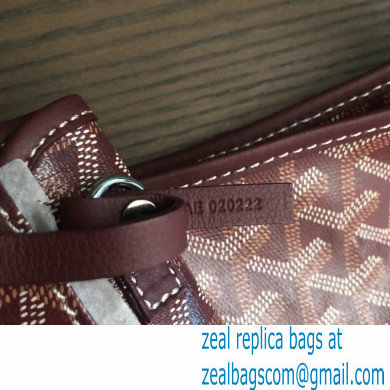 Goyard Boheme Hobo Bag Burgundy