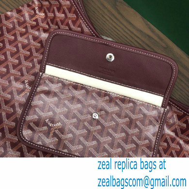 Goyard Boheme Hobo Bag Burgundy