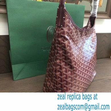 Goyard Boheme Hobo Bag Burgundy