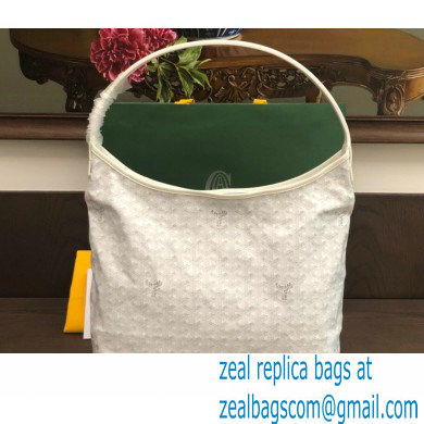 Goyard Boheme Hobo Bag White