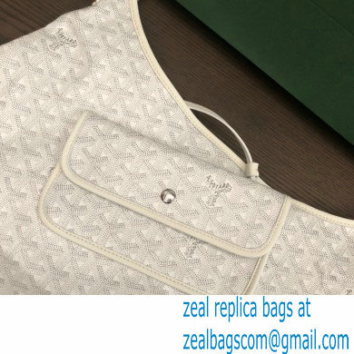 Goyard Boheme Hobo Bag White