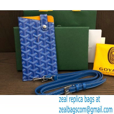 Goyard Montmartre GM Case Bag Blue - Click Image to Close