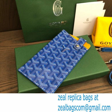 Goyard Montmartre GM Case Bag Blue - Click Image to Close