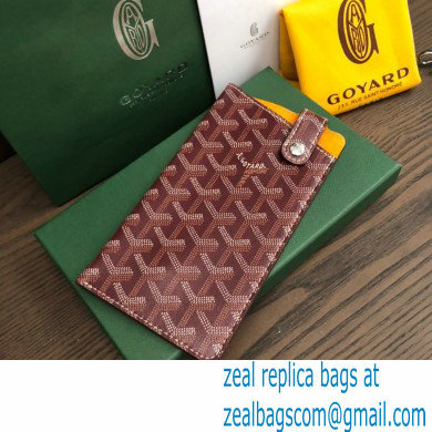 Goyard Montmartre GM Case Bag Burgundy - Click Image to Close