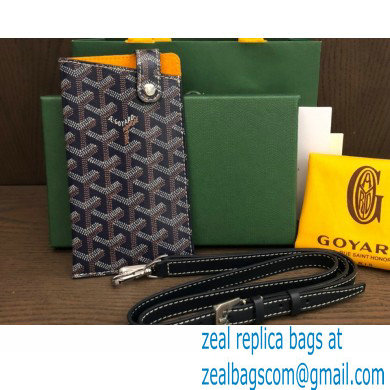 Goyard Montmartre GM Case Bag Dark Blue - Click Image to Close