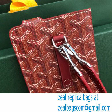 Goyard Montmartre GM Case Bag Red - Click Image to Close