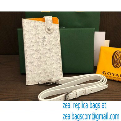 Goyard Montmartre GM Case Bag White