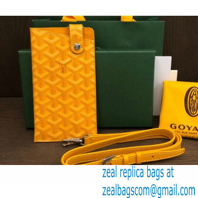 Goyard Montmartre GM Case Bag Yellow