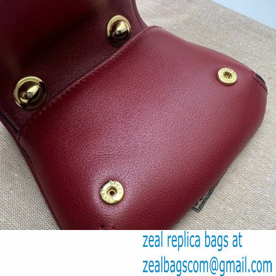 Gucci Blondie card case wallet 698635 leather Burgundy 2022