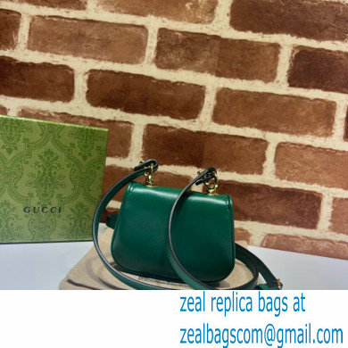 Gucci Blondie card case wallet 698635 leather Green 2022