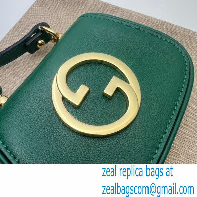 Gucci Blondie card case wallet 698635 leather Green 2022 - Click Image to Close