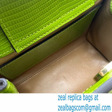 Gucci Diana lizard mini Top Handle bag 675800 Grass Green 2022 - Click Image to Close