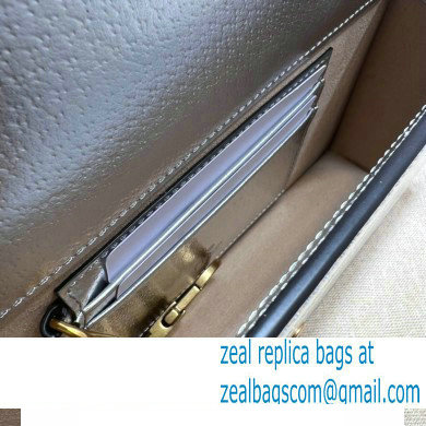 Gucci Diana mini bag with bamboo 696817 Silver 2022