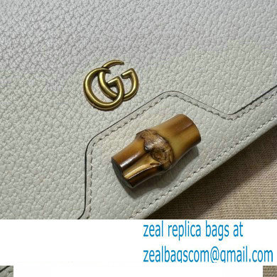 Gucci Diana mini bag with bamboo 696817 White 2022