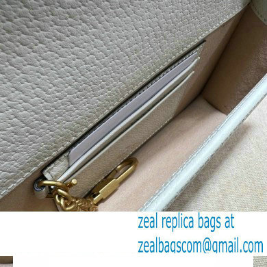 Gucci Diana mini bag with bamboo 696817 White 2022