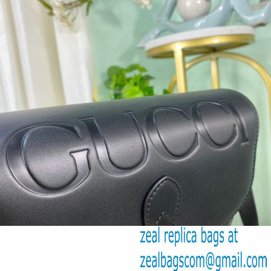 Gucci Embossed Shoulder bag 675923 leather Black 2022