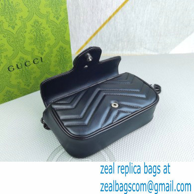 Gucci GG Marmont belt bag 699757 Resin Black 2022 - Click Image to Close