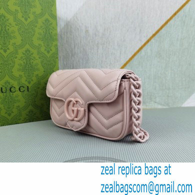 Gucci GG Marmont belt bag 699757 Resin Pink 2022