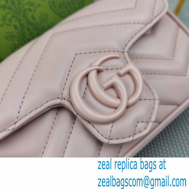 Gucci GG Marmont belt bag 699757 Resin Pink 2022