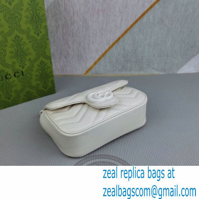 Gucci GG Marmont belt bag 699757 Resin White 2022