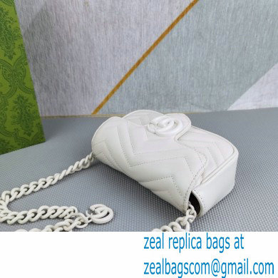 Gucci GG Marmont belt bag 699757 Resin White 2022
