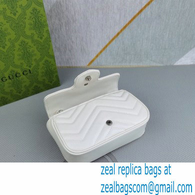 Gucci GG Marmont belt bag 699757 Resin White 2022