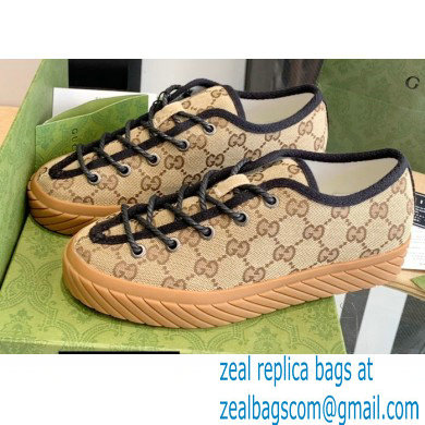 Gucci GG canvas Low-top sneakers Beige 2022 - Click Image to Close