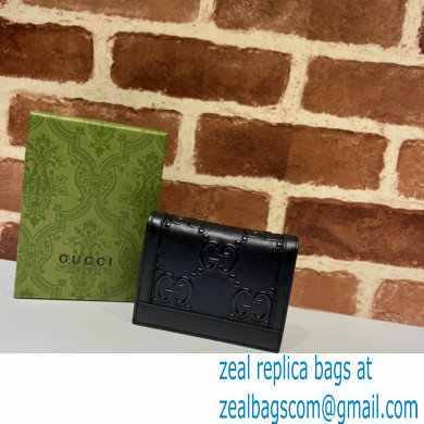 Gucci GG card case wallet 676150 Black 2022 - Click Image to Close