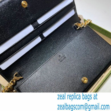 Gucci GG wallet with chain 676155 Black 2022