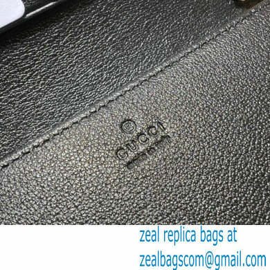 Gucci GG wallet with chain 676155 Black 2022