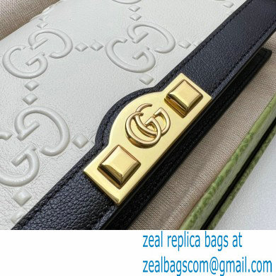 Gucci GG wallet with chain 676155 White 2022 - Click Image to Close