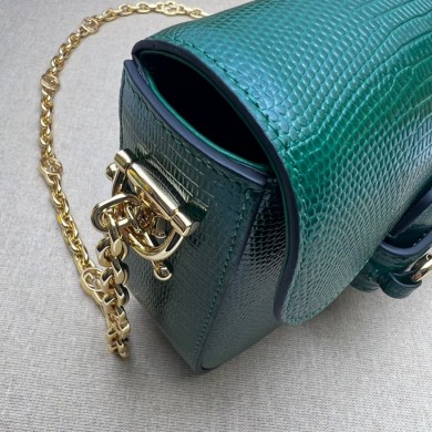 Gucci Horsebit 1955 lizard mini Shoulder bag 675801 Dark Green 2022