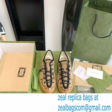 Gucci Maxi GG canvas Low-top sneakers Beige 2022