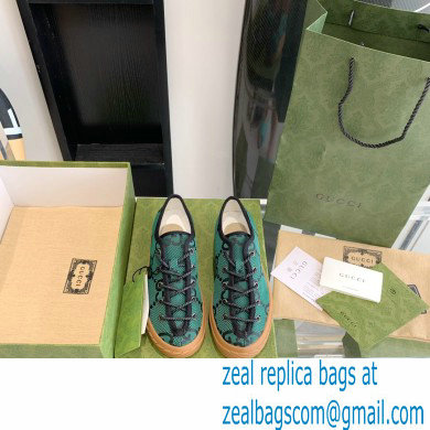 Gucci Maxi GG canvas Low-top sneakers Green 2022