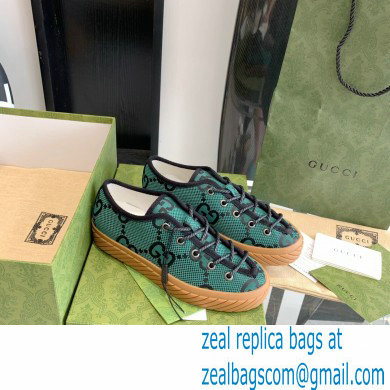 Gucci Maxi GG canvas Low-top sneakers Green 2022