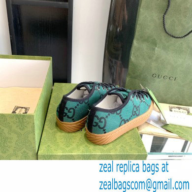 Gucci Maxi GG canvas Low-top sneakers Green 2022