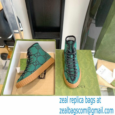 Gucci Maxi GG canvas high-top sneakers Green 2022