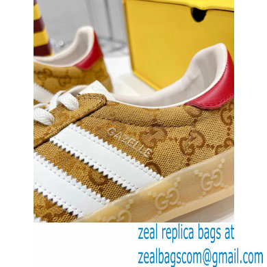 Gucci x Adidas Gazelle sneakers Beige 2022 - Click Image to Close