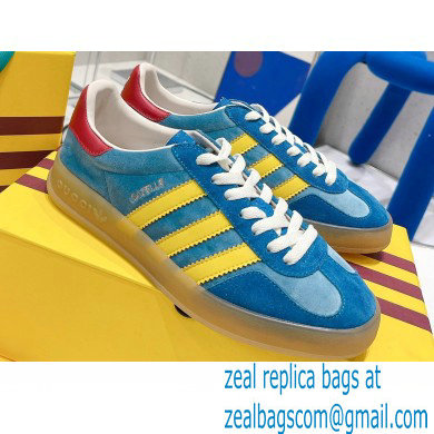 Gucci x Adidas Gazelle sneakers Blue 2022 - Click Image to Close