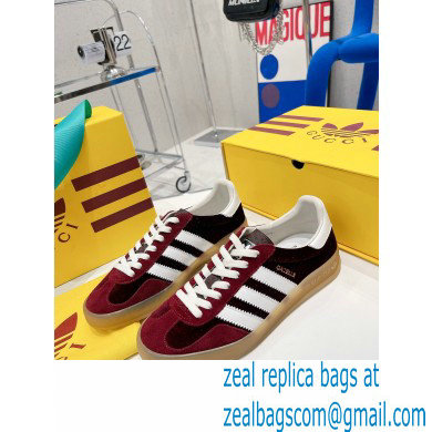 Gucci x Adidas Gazelle sneakers Purple 2022 - Click Image to Close