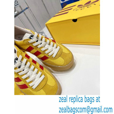 Gucci x Adidas Gazelle sneakers Yellow 2022 - Click Image to Close