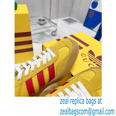 Gucci x Adidas Gazelle sneakers Yellow 2022 - Click Image to Close