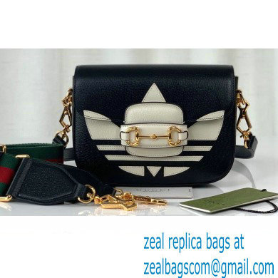 Gucci x Adidas Horsebit 1955 mini Shoulder bag 658574 Black 2022