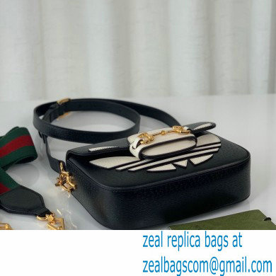 Gucci x Adidas Horsebit 1955 mini Shoulder bag 658574 Black 2022