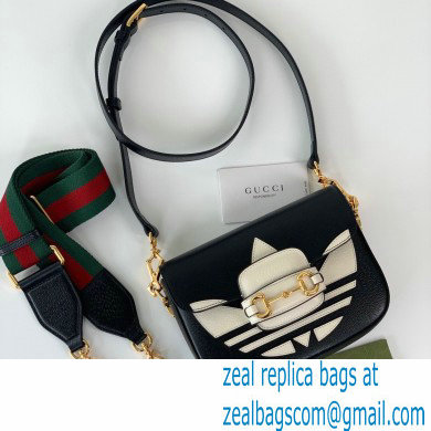 Gucci x Adidas Horsebit 1955 mini Shoulder bag 658574 Black 2022 - Click Image to Close