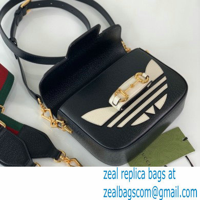 Gucci x Adidas Horsebit 1955 mini Shoulder bag 658574 Black 2022 - Click Image to Close